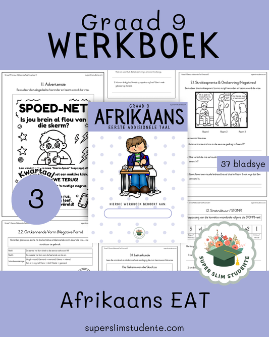 Gr. 9 Werkboek: Afrikaans EAT [Kwartaal 3]