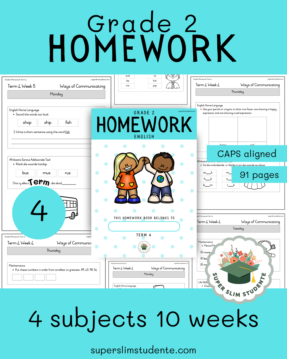 Gr. 2: Homework Book [Term 4]