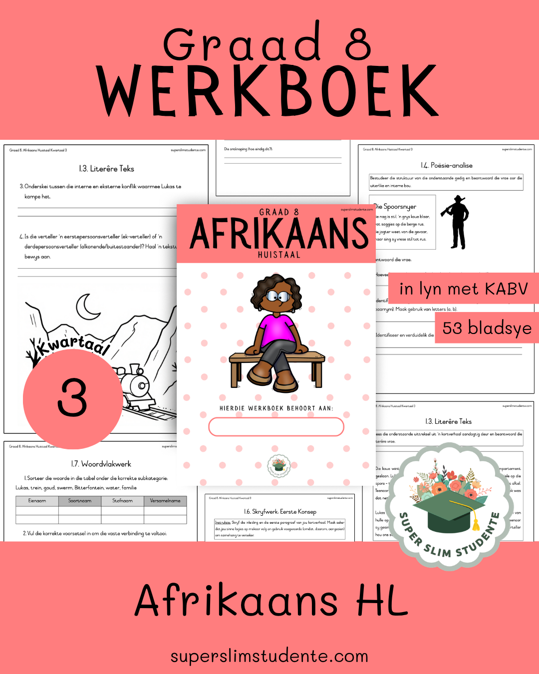 Gr. 8 Werkboek: Afrikaans Huistaal [Kwartaal 3]
