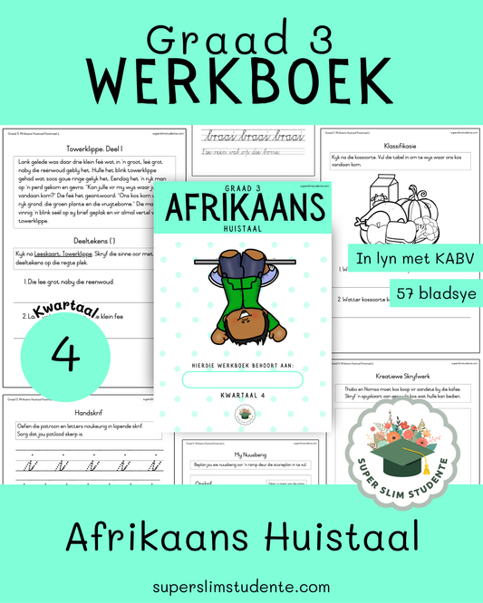 Gr. 3 Werkboek: Afrikaans Huistaal [Kwartaal 4]