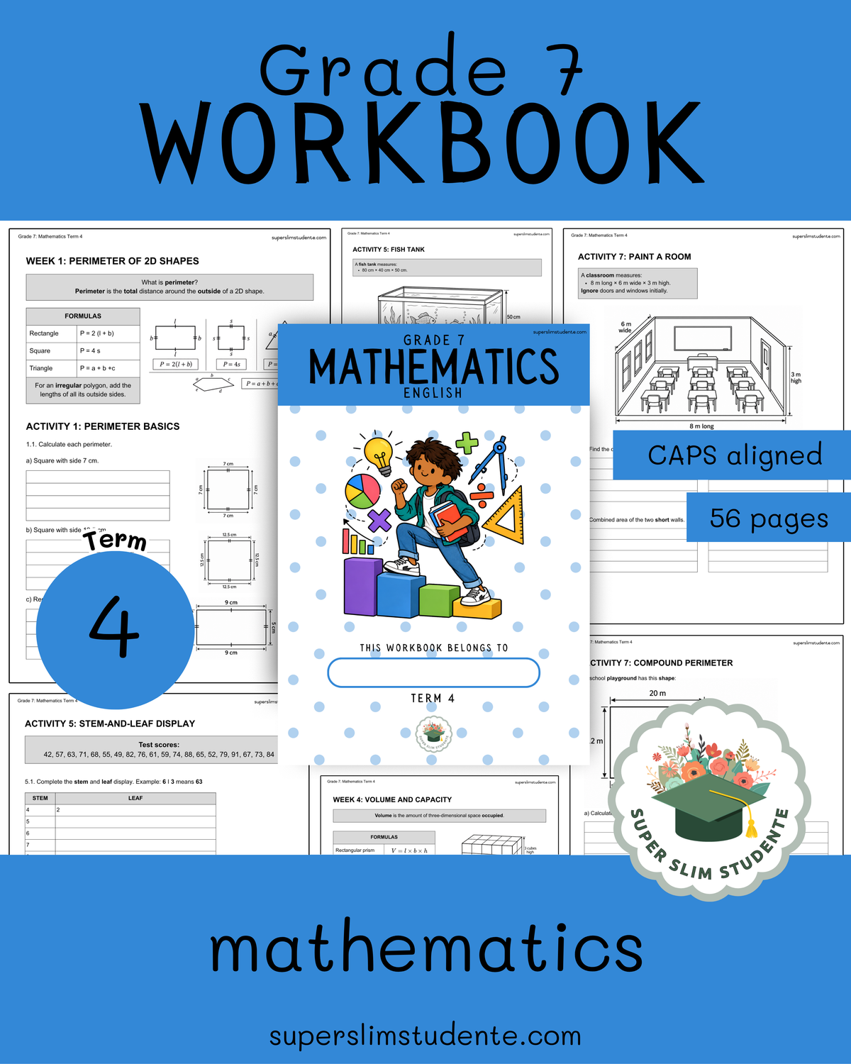 Gr. 7 Workbook: Mathematics [Term 4]