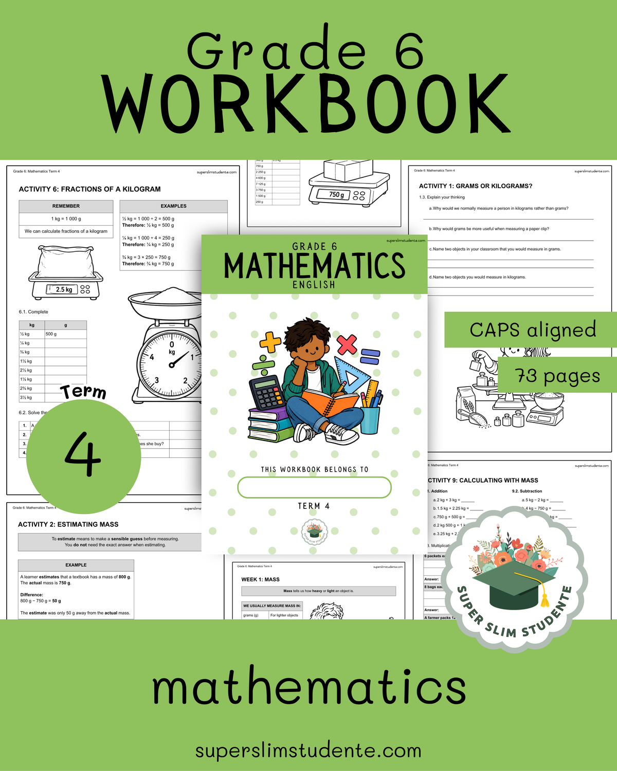 Gr. 6 Workbook: Mathematics [Term 4]