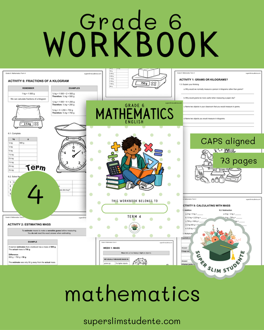 Gr. 6 Workbook: Mathematics [Term 4]