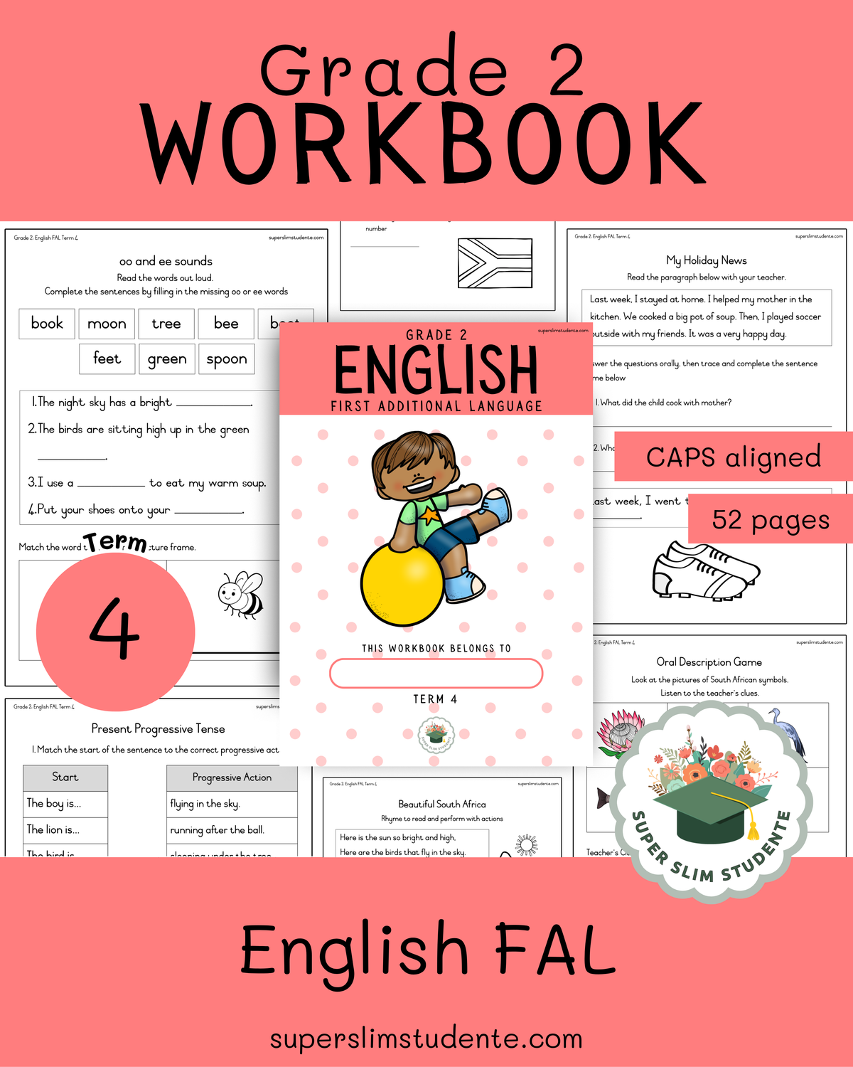 Gr. 2 Workbook: English First Additional Language [Term 4]