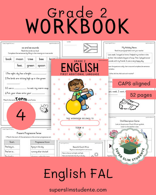 Gr. 2 Workbook: English First Additional Language [Term 4]