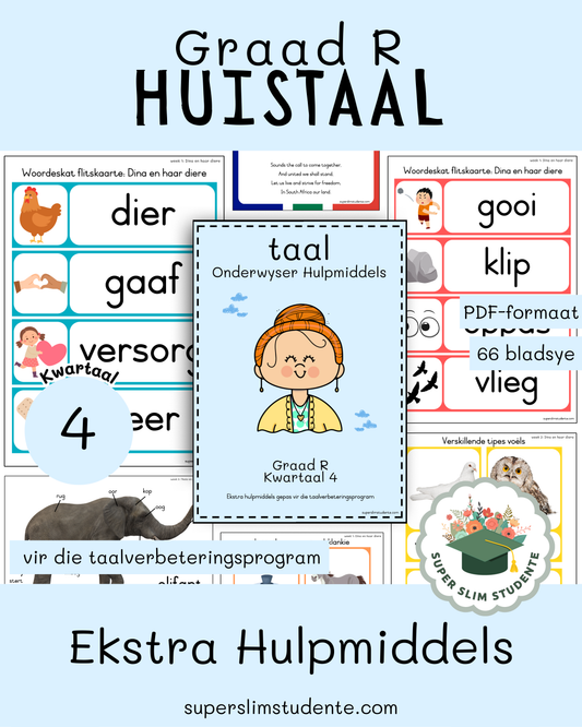 Gr. R Taalverbeteringsprogram: Ekstra Hulpmiddels [Kwartaal 4]