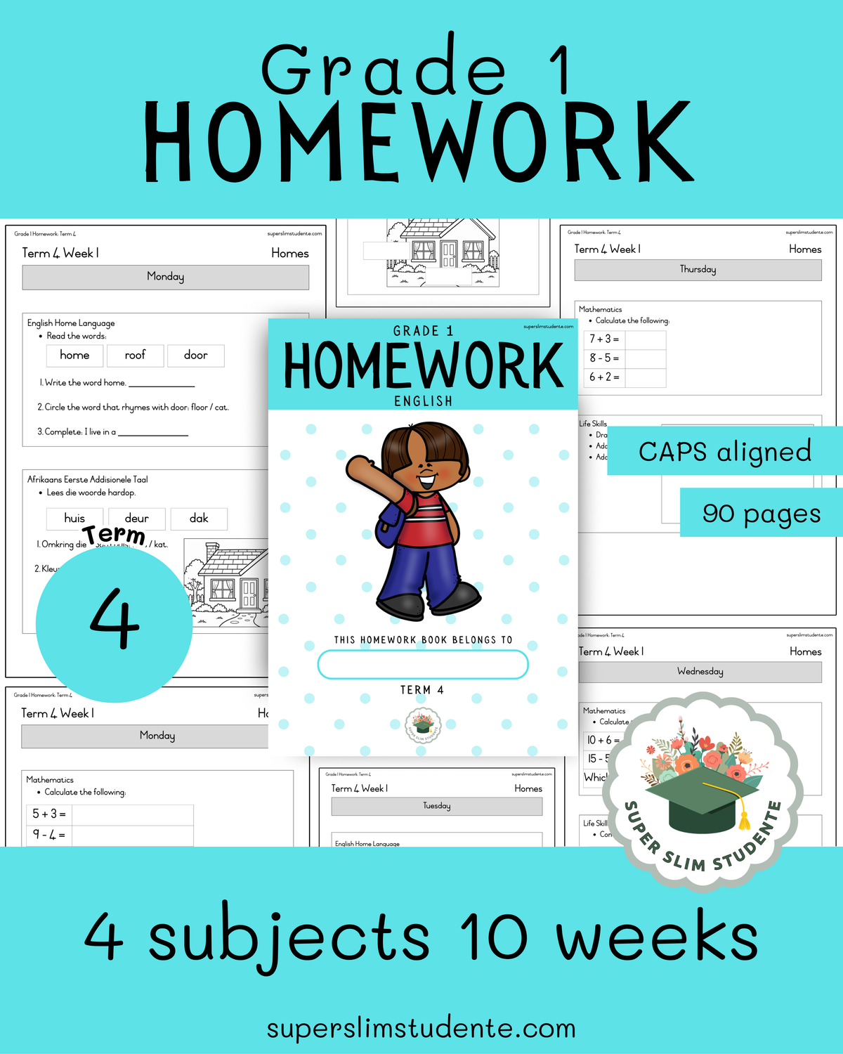 Gr. 1: Homework Book [Term 4]