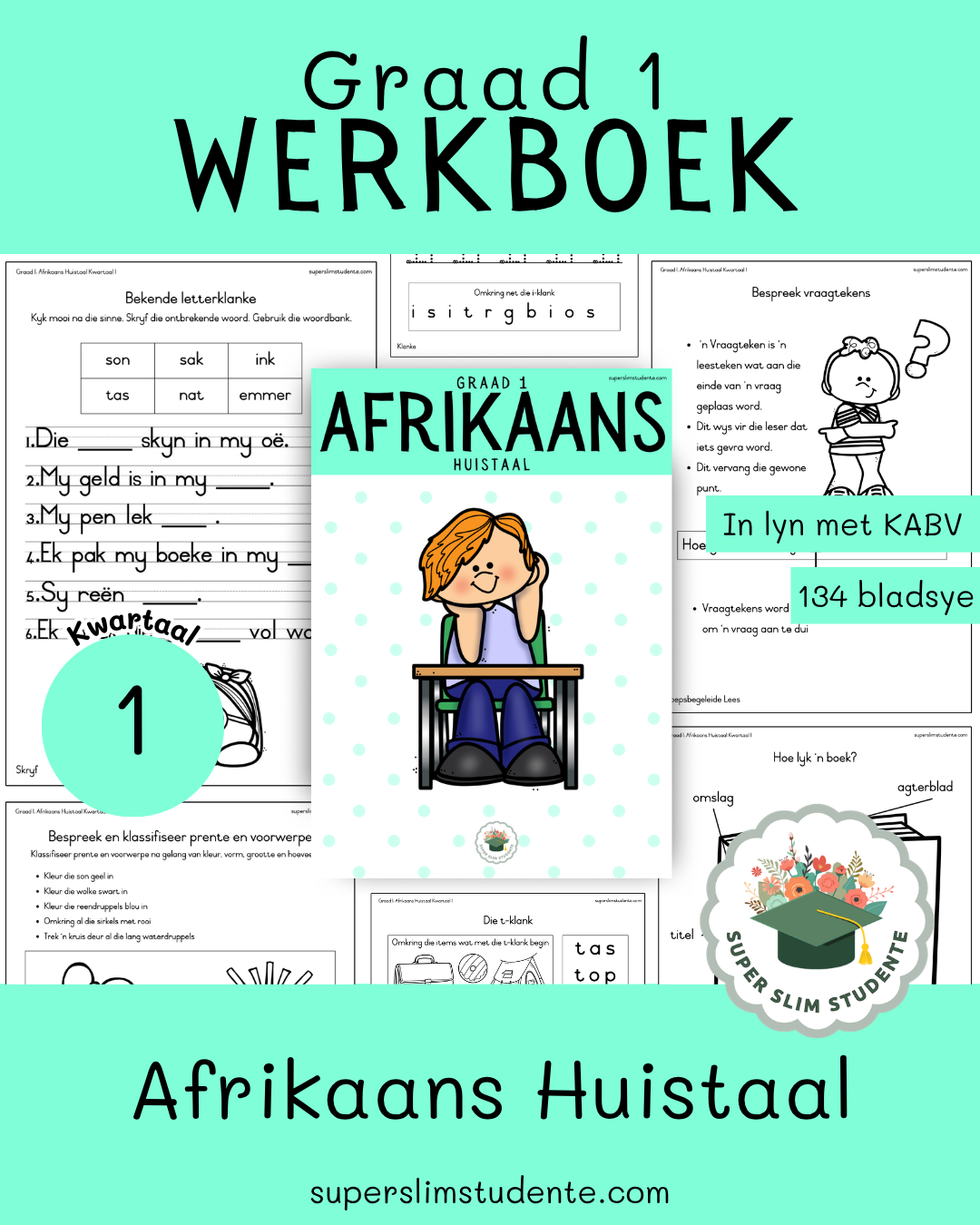 Gr. 1 Werkboek: Afrikaans Huistaal [Kwartaal 1]