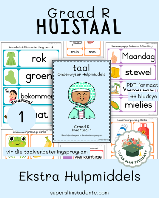 Gr. R Taalverbeteringsprogram: Ekstra Hulpmiddels [Kwartaal 1]