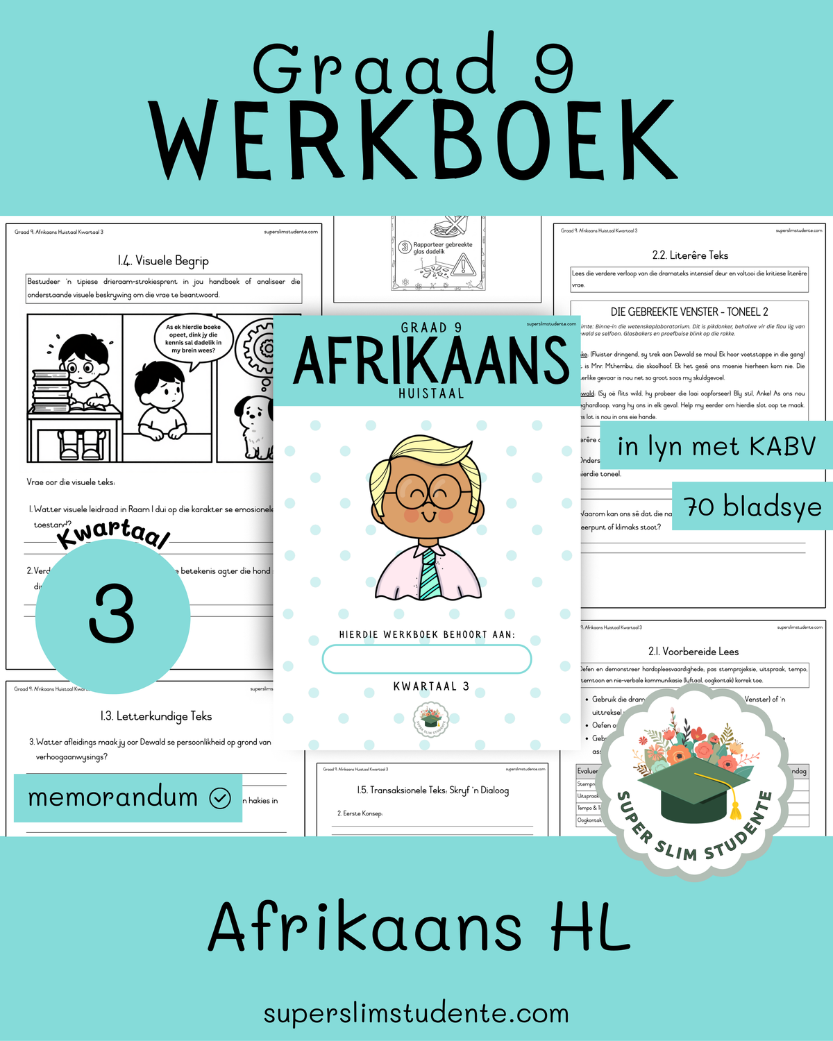 Gr. 9 Werkboek: Afrikaans Huistaal [Kwartaal 3]
