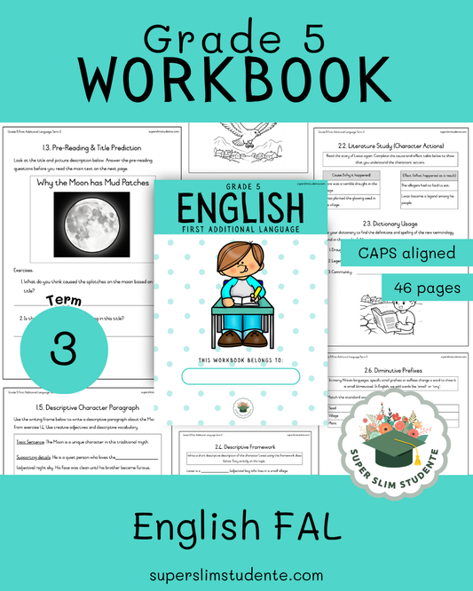 Gr. 5 Workbook: English FAL [Term 3]