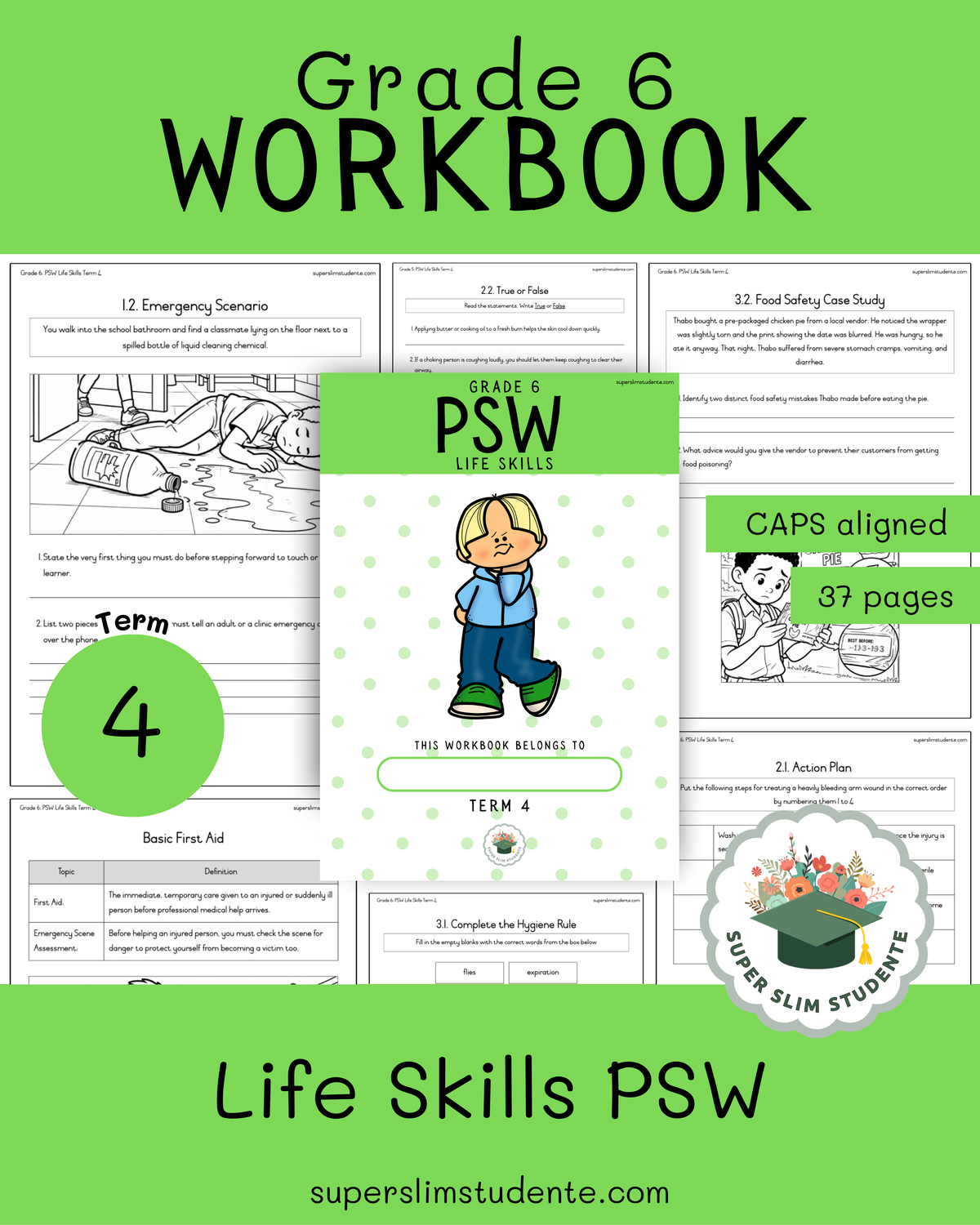 Gr. 6 Workbook: Life Skills PSW [Term 4]