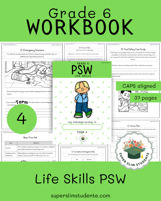 Gr. 6 Workbook: Life Skills PSW [Term 4]