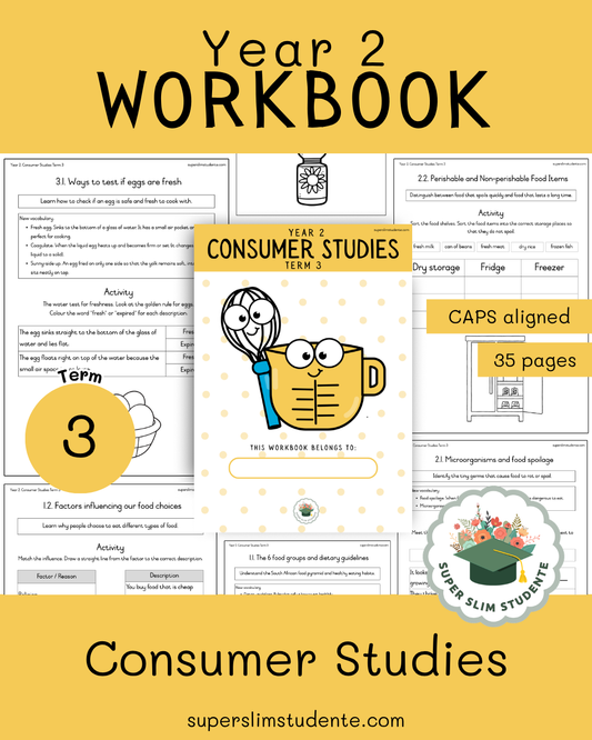 Year 2 Workbook: Consumer Studies [Term 3]