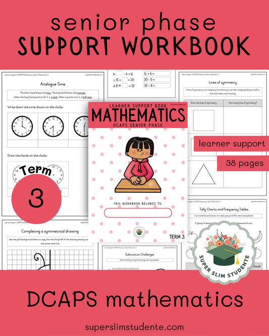 DCAPS Workbook: Mathematics Senior Phase [Term 3]