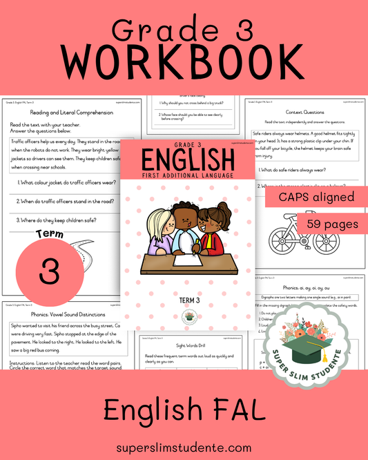 Gr. 3 Workbook: English First Additional Language [Term 3]