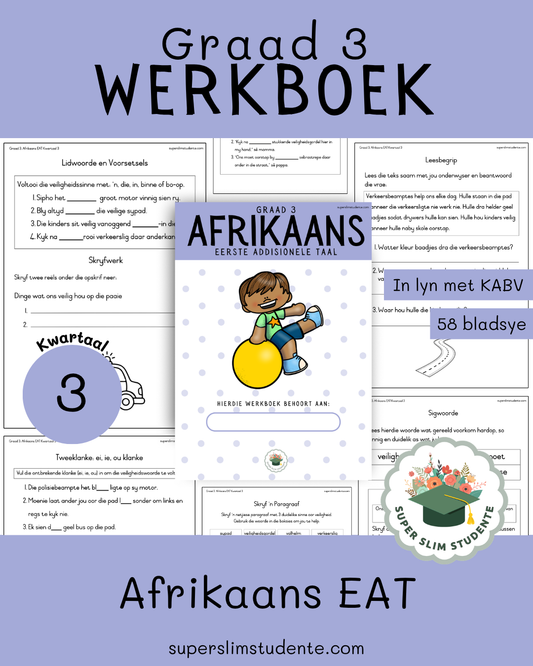 Gr. 3 Werkboek: Afrikaans EAT [Kwartaal 3]