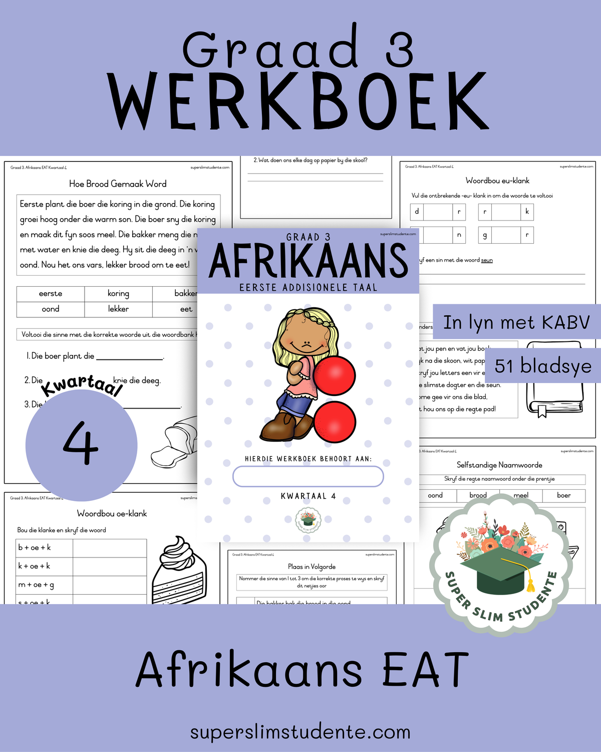 Gr. 3 Werkboek: Afrikaans EAT [Kwartaal 4]