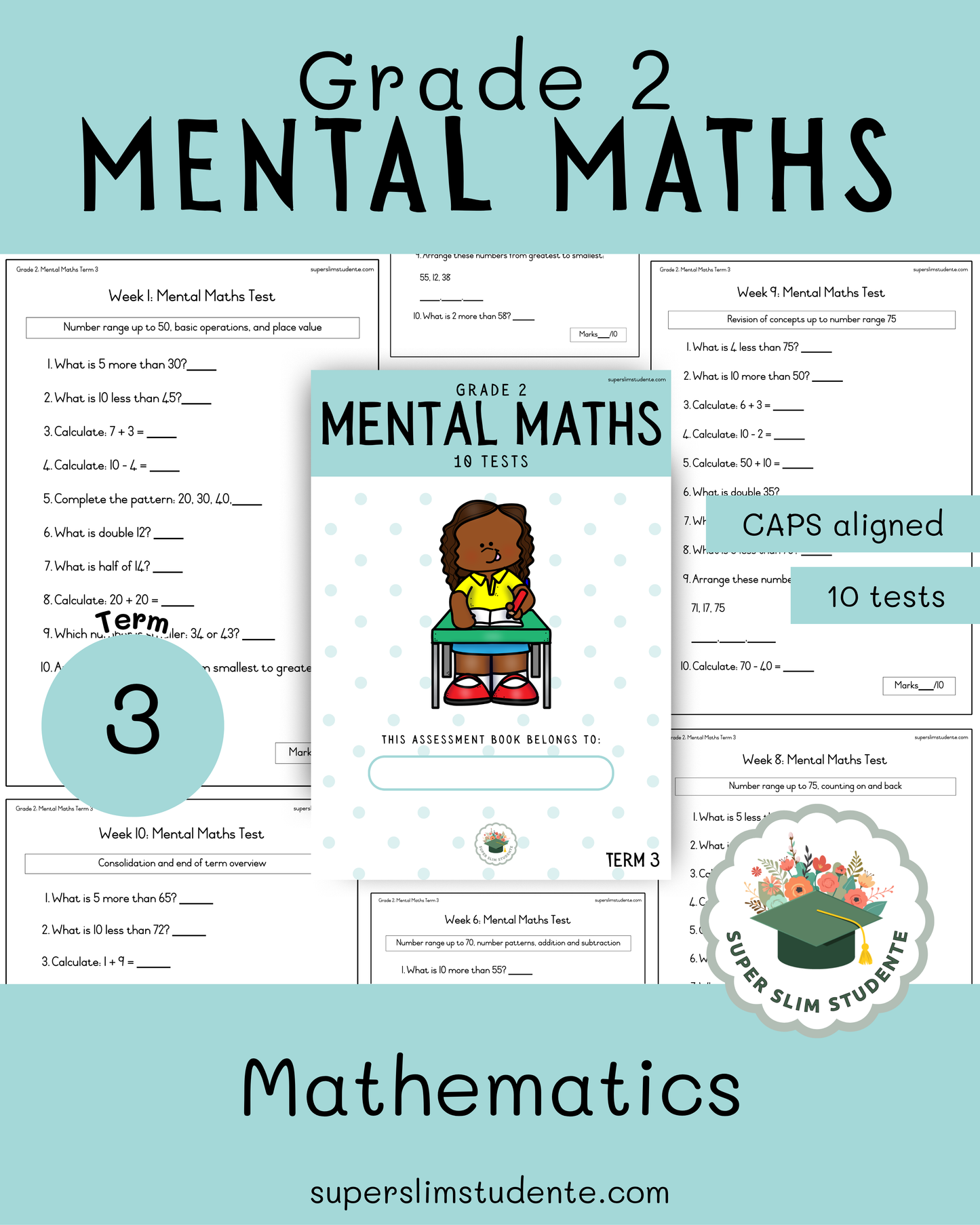 Gr. 2 Mental Maths Tests [Term 3]