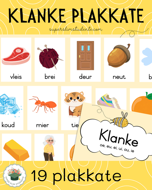 Klanke: oe eu ei ui ou ie