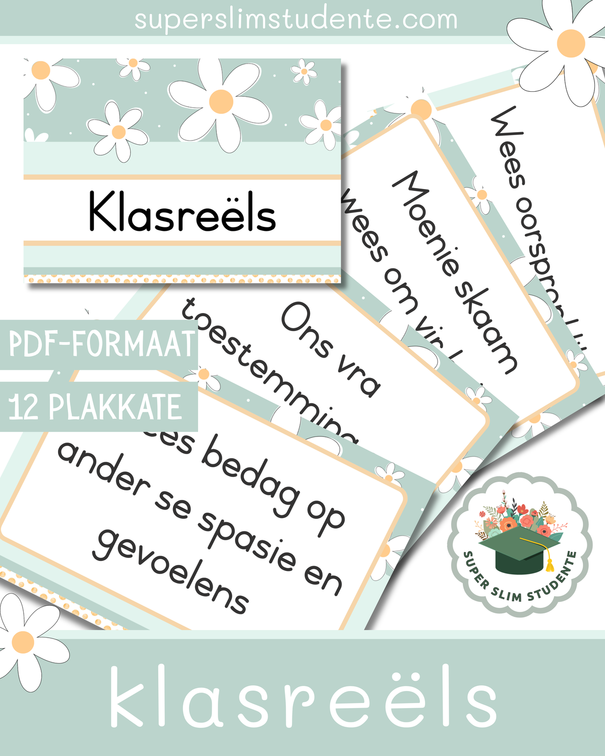 Class Rules / Daisy Chic Theme [Choose Language]