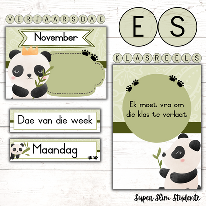 Panda Classroom Theme