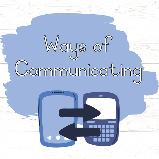 Ways of communicating
