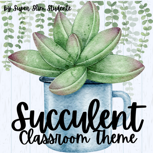Succulent Classroom Theme (Foundation Phase)
