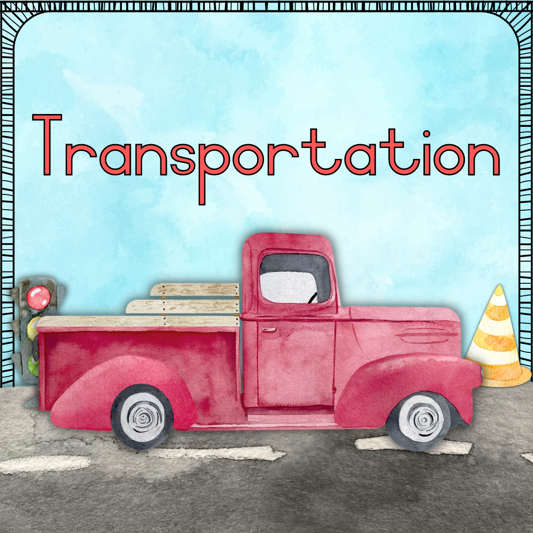 Transportation Theme Posters