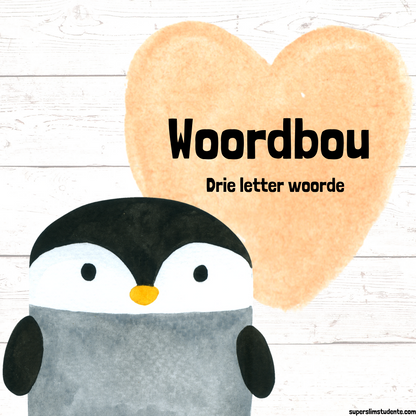 Woordbou - Drie letter woorde