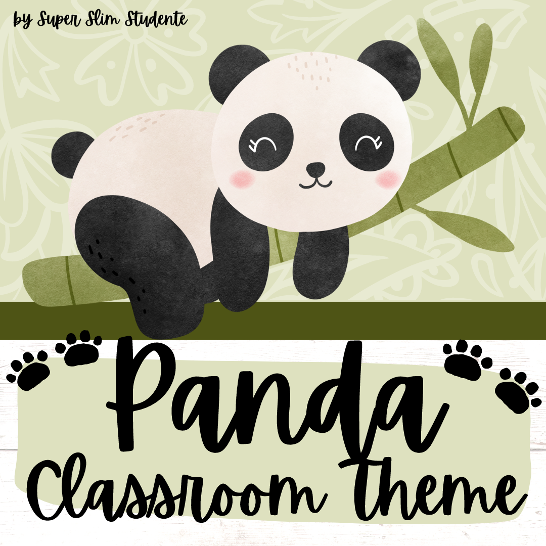 Panda Classroom Theme