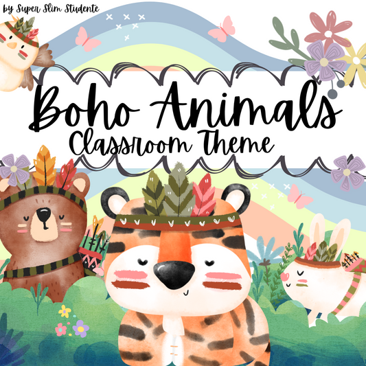 Boho Animals Classroom Theme (Foundation Phase)