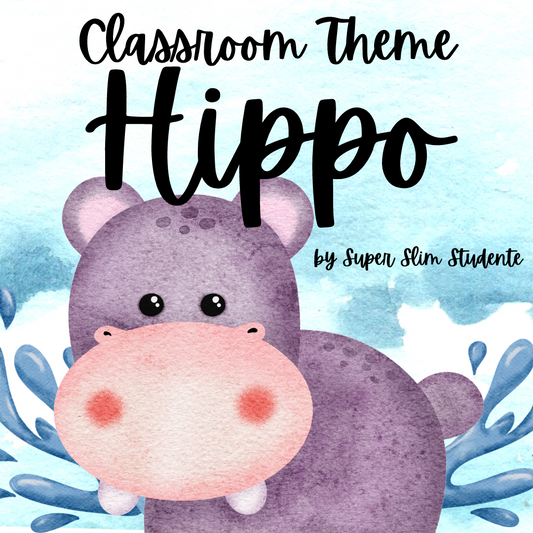 Hippo Classroom Theme (Foundation Phase)