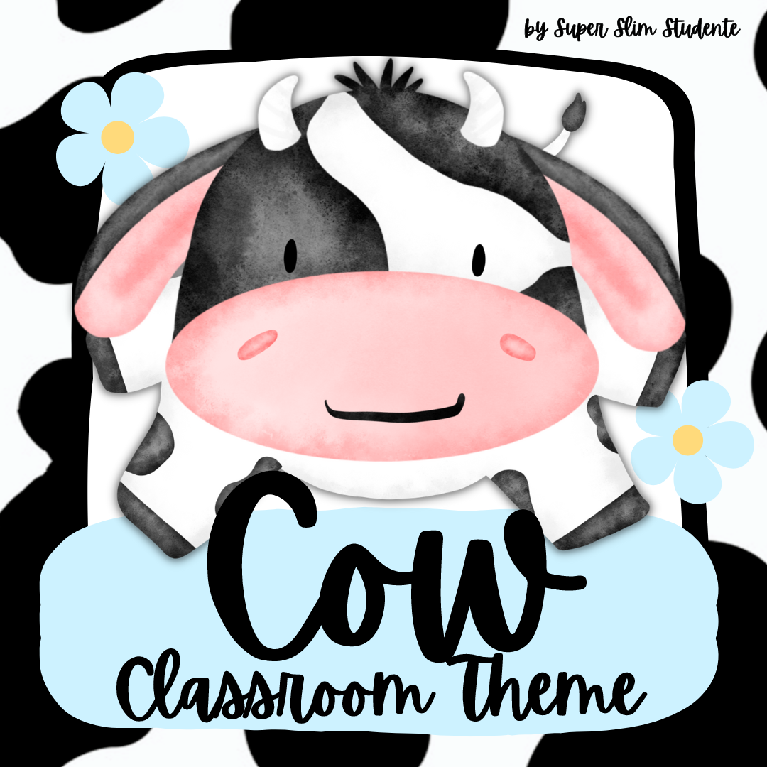 Cow Classroom Theme (Foundation Phase) – Super Slim Studente