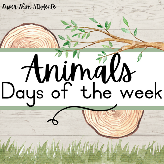 Animals Days of the week