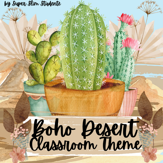 Boho Desert Classroom Theme (Foundation Phase)