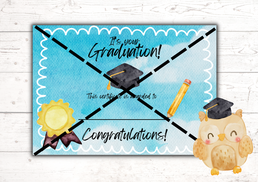 Graduation Certificate Colour