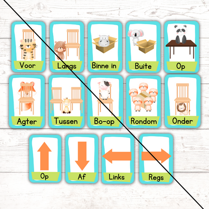 Prepositions Flashcards