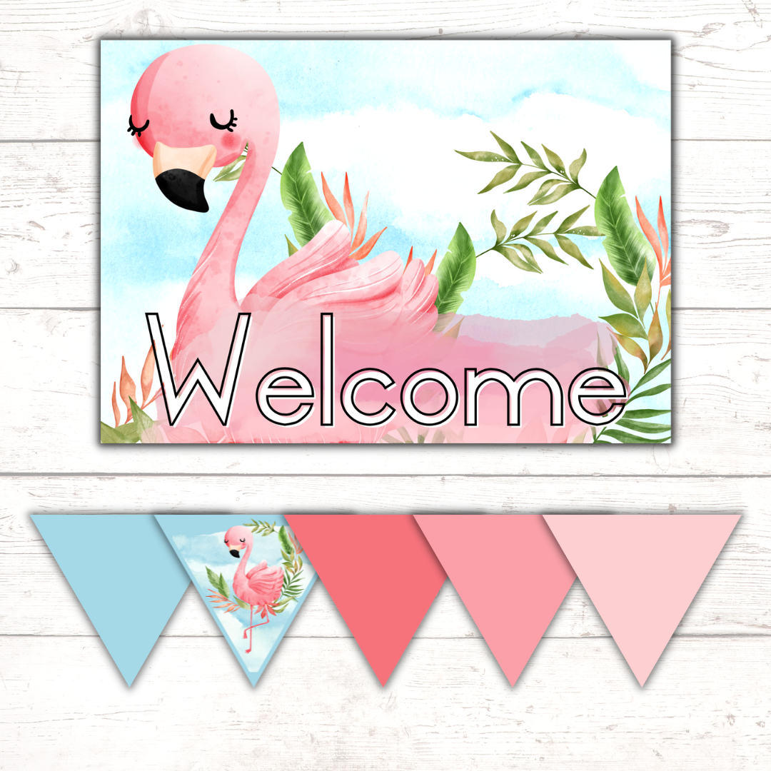 Flamingo Classroom Theme