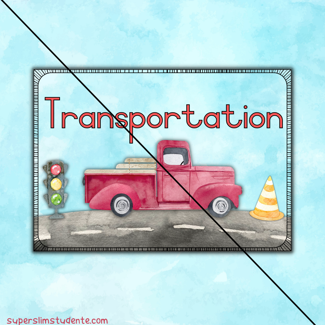 Transportation Theme Posters