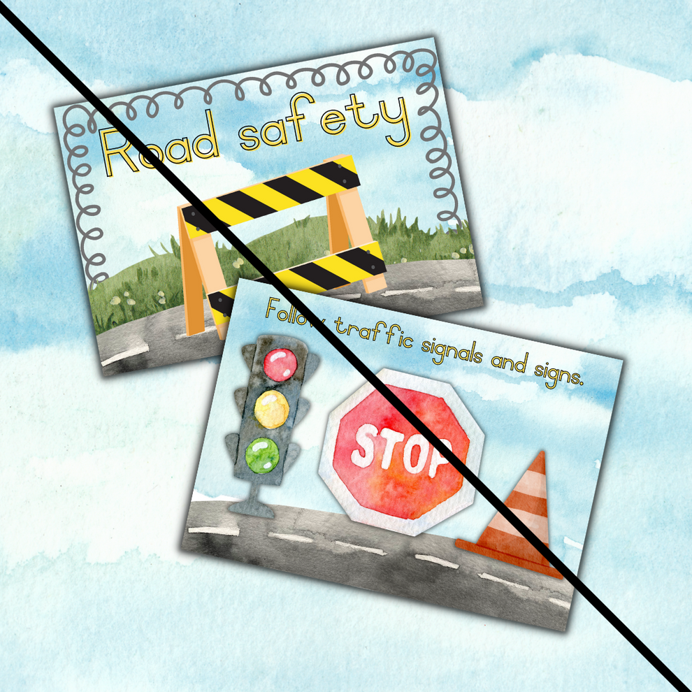 Road safety theme posters – Super Slim Studente