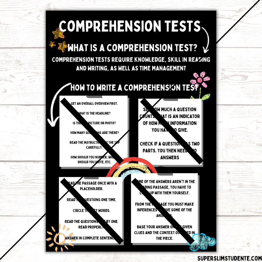 Comprehension Tests / Begripstoetse