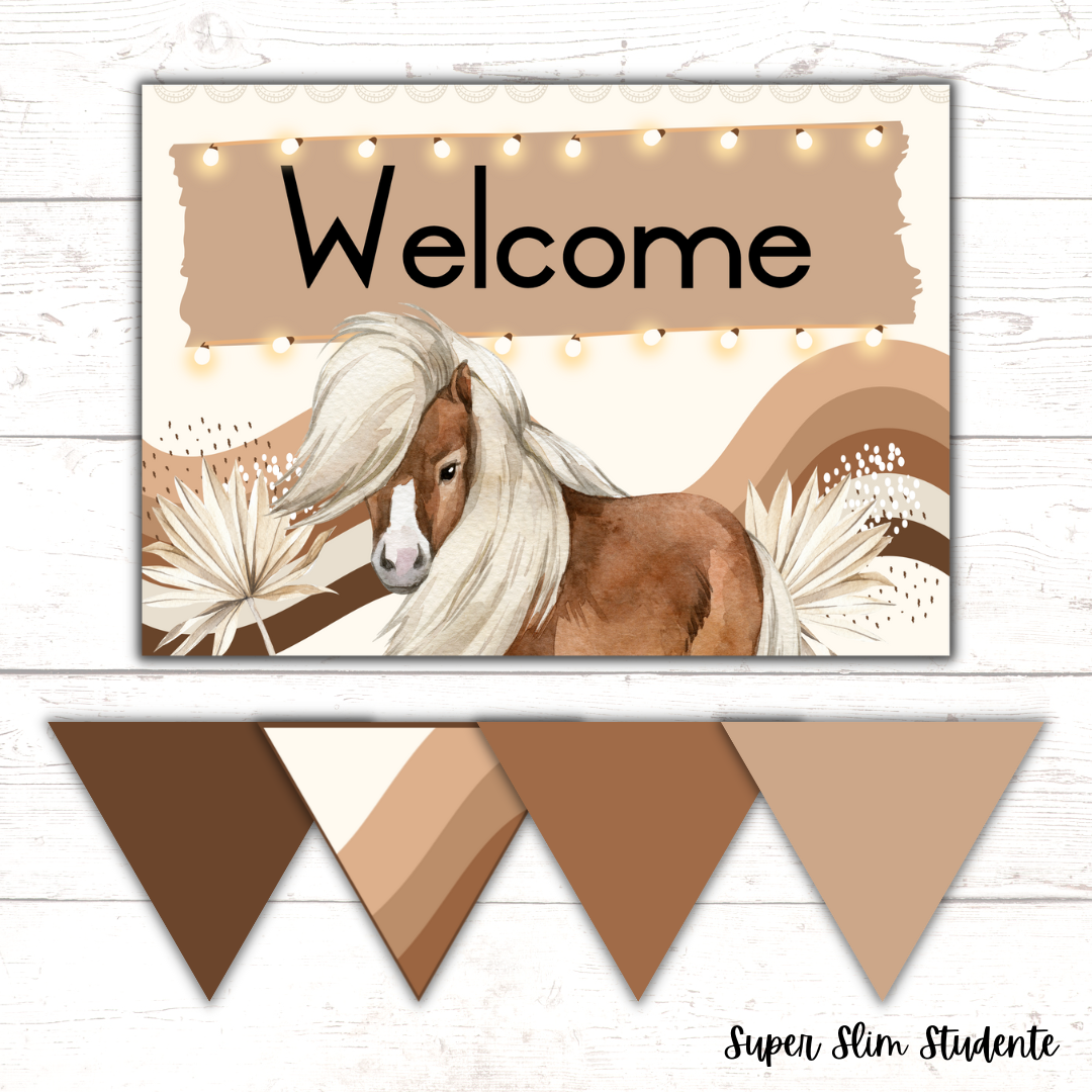 Boho Horse Classroom Theme (Foundation Phase)