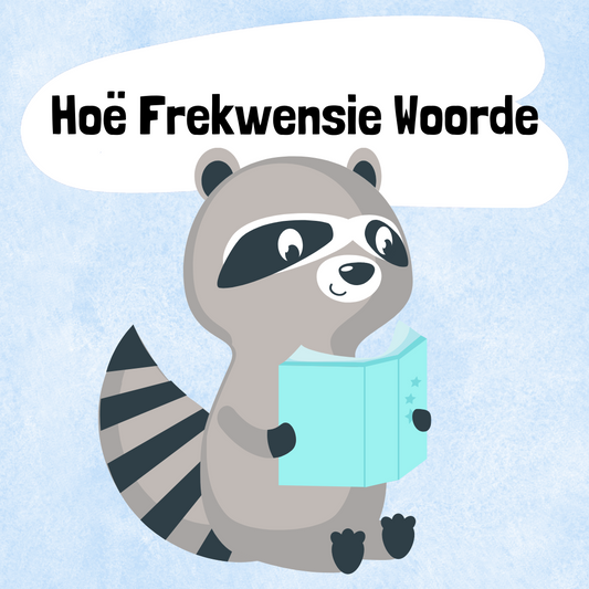 192 Hoē Frekwensie Woorde Flitskaarte