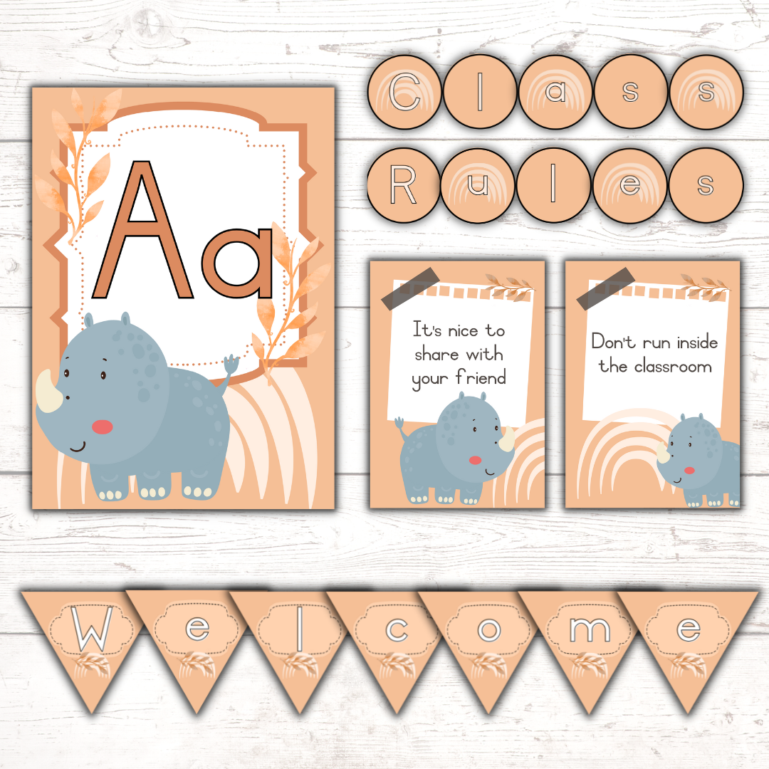 Rhino Classroom Theme – Super Slim Studente