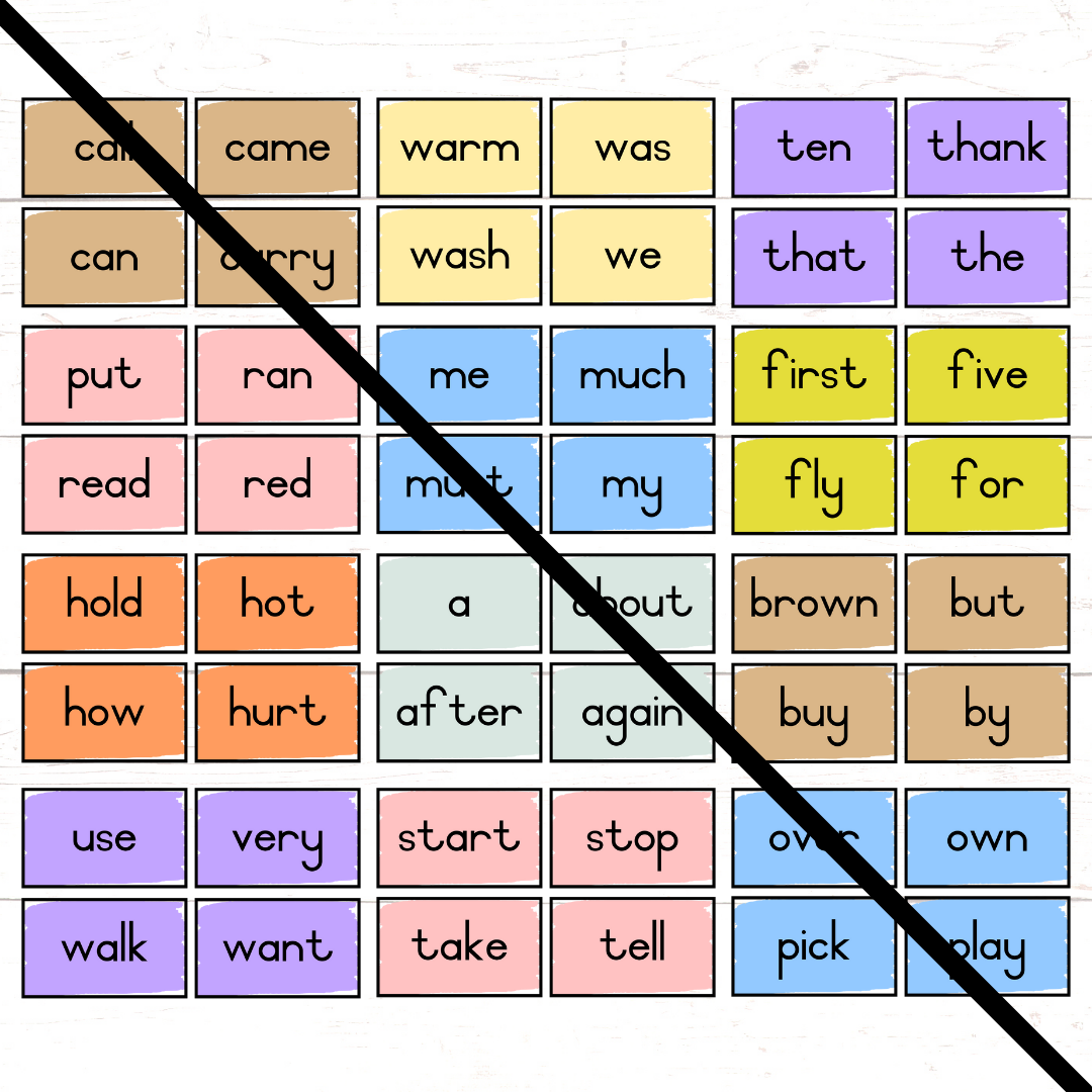 220 Sight Words