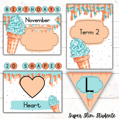 Ice Cream Classroom Theme (Foundation Phase)