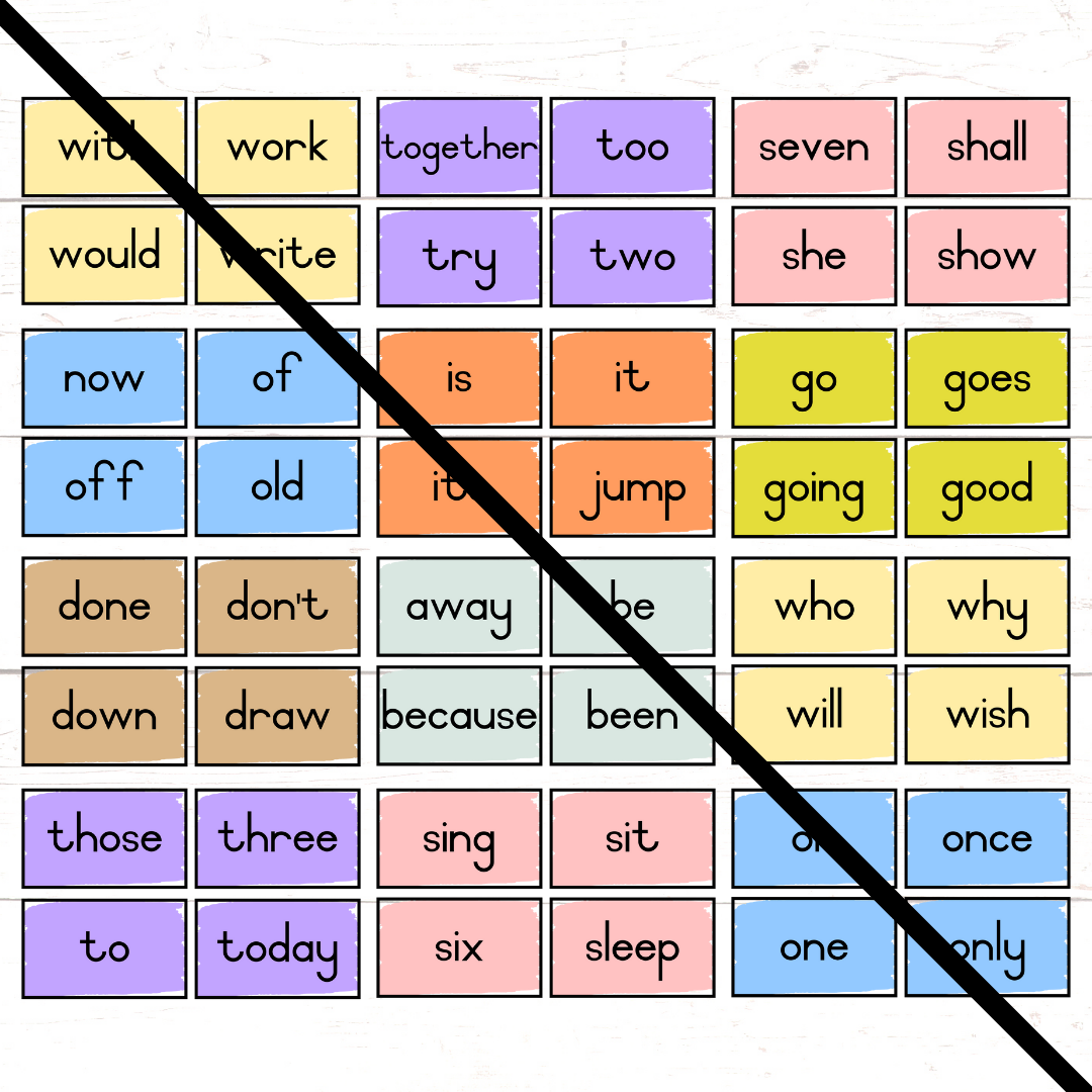 220 Sight Words