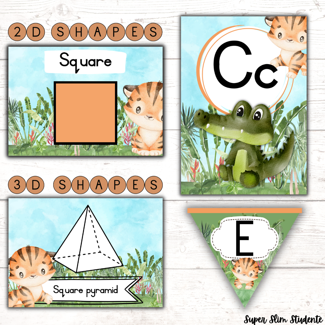 Cute Tiger Classroom Theme