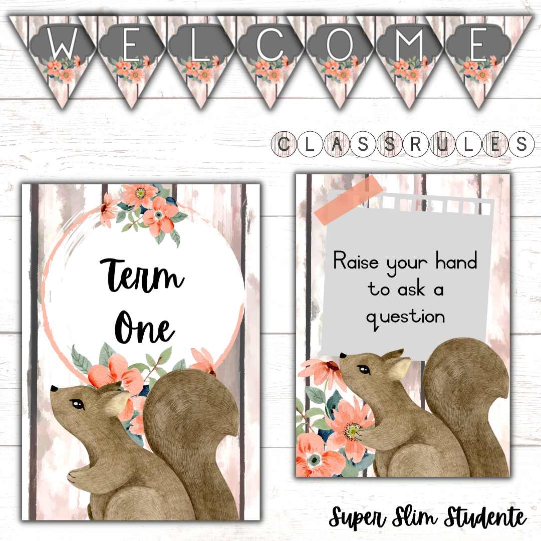 Squirrel Classroom Theme